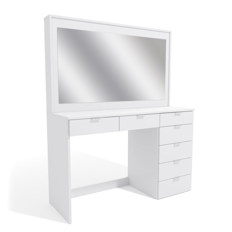 Ebern Designs Spurlin Dressing Vanity with Mirror & Reviews Wayfair.ca